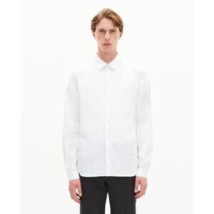 The Kooples Paris Fitted Paper Popeline Shirt • White • Men’s XL • NWT